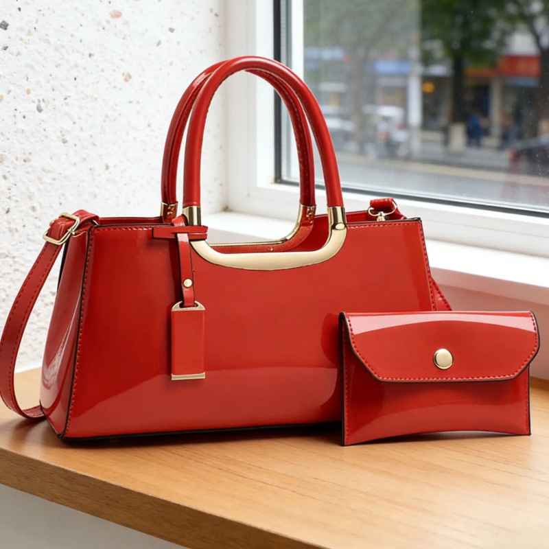 Luxury Bags With Zipper - مجموعة حقائب يد نسائية، حقائب كتف
