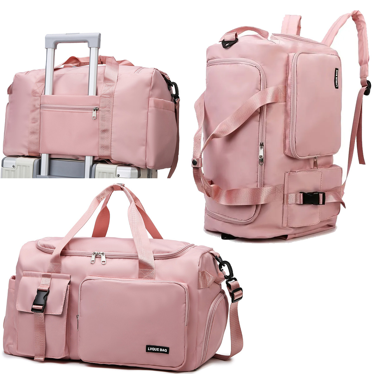 Weekender Bag Duffle - حقيبة رياضية للسفر، حقائب يد جافة