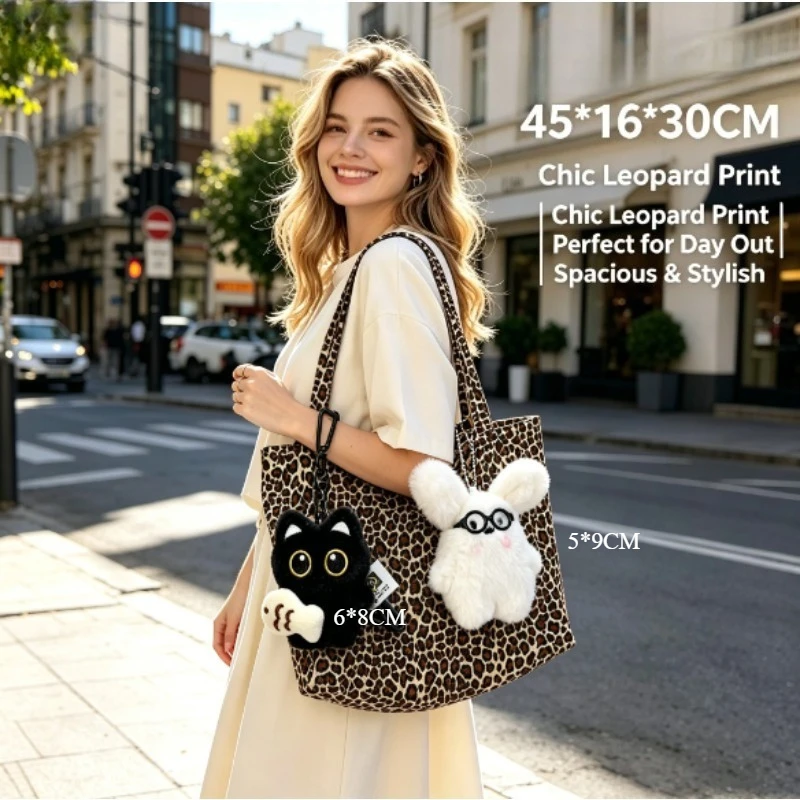 حقيبة يد قماشية بنقشة الفهد لع - مراجعة Quiet Luxury Bags Tote وسعره
