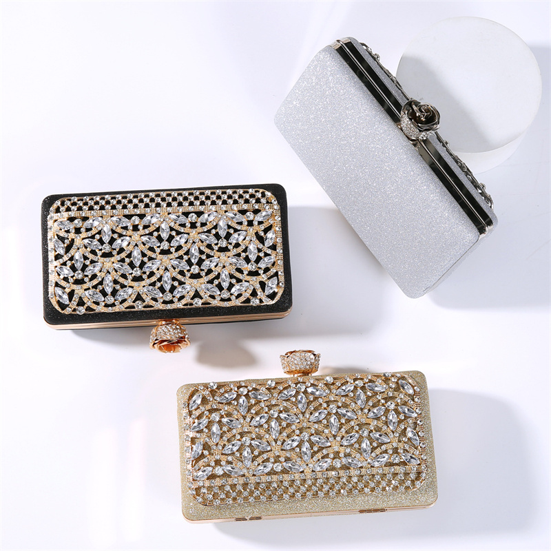 حقيبة سهرة فاخرة بإطار معدني م - مراجعة Luxury Bags Dubai وسعره