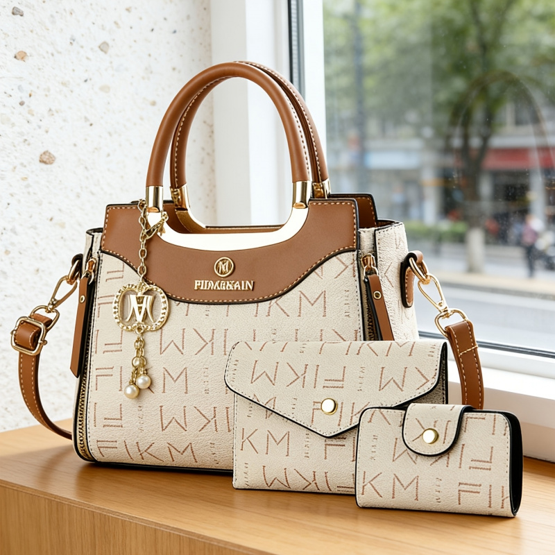 مجموعة من 3 قطع من الحقائب الف - مراجعة Luxury Bags With Zipper وسعره