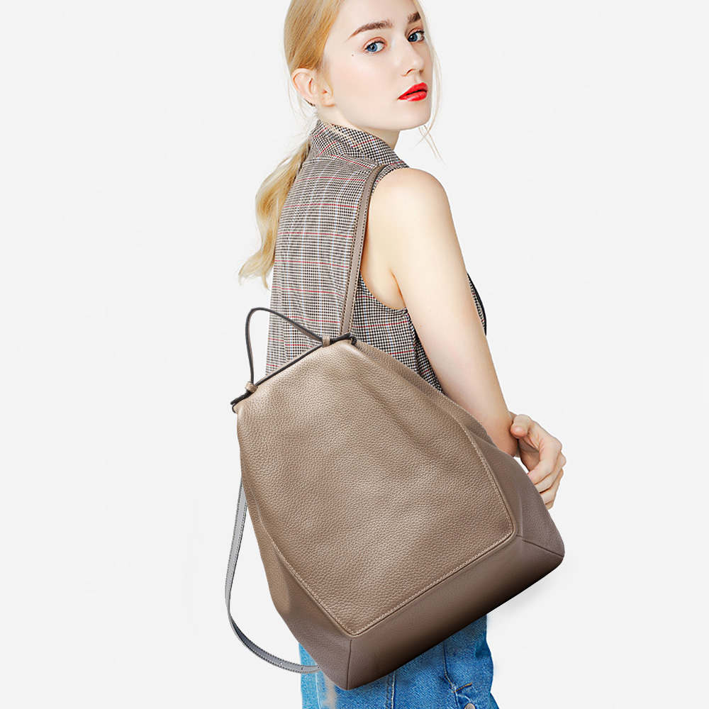 حقيبة ظهر Zency للسيدات 100% م - مراجعة Genuine Leather Backpack وسعره