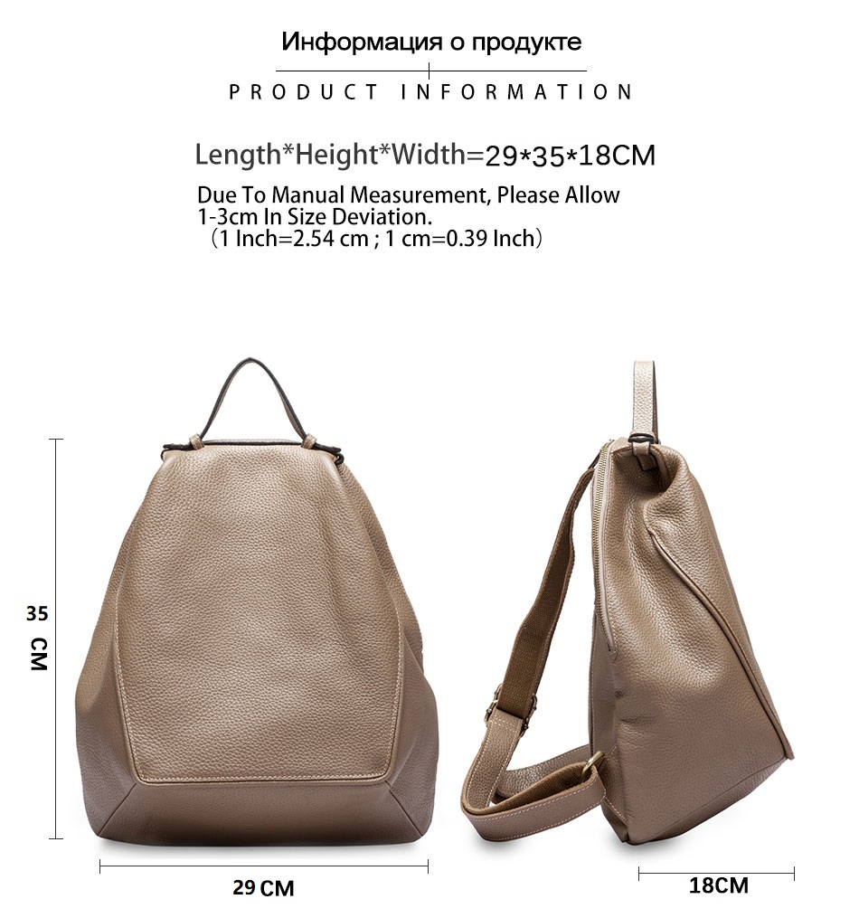 حقيبة ظهر Zency للسيدات 100% م - مراجعة Genuine Leather Backpack وسعره