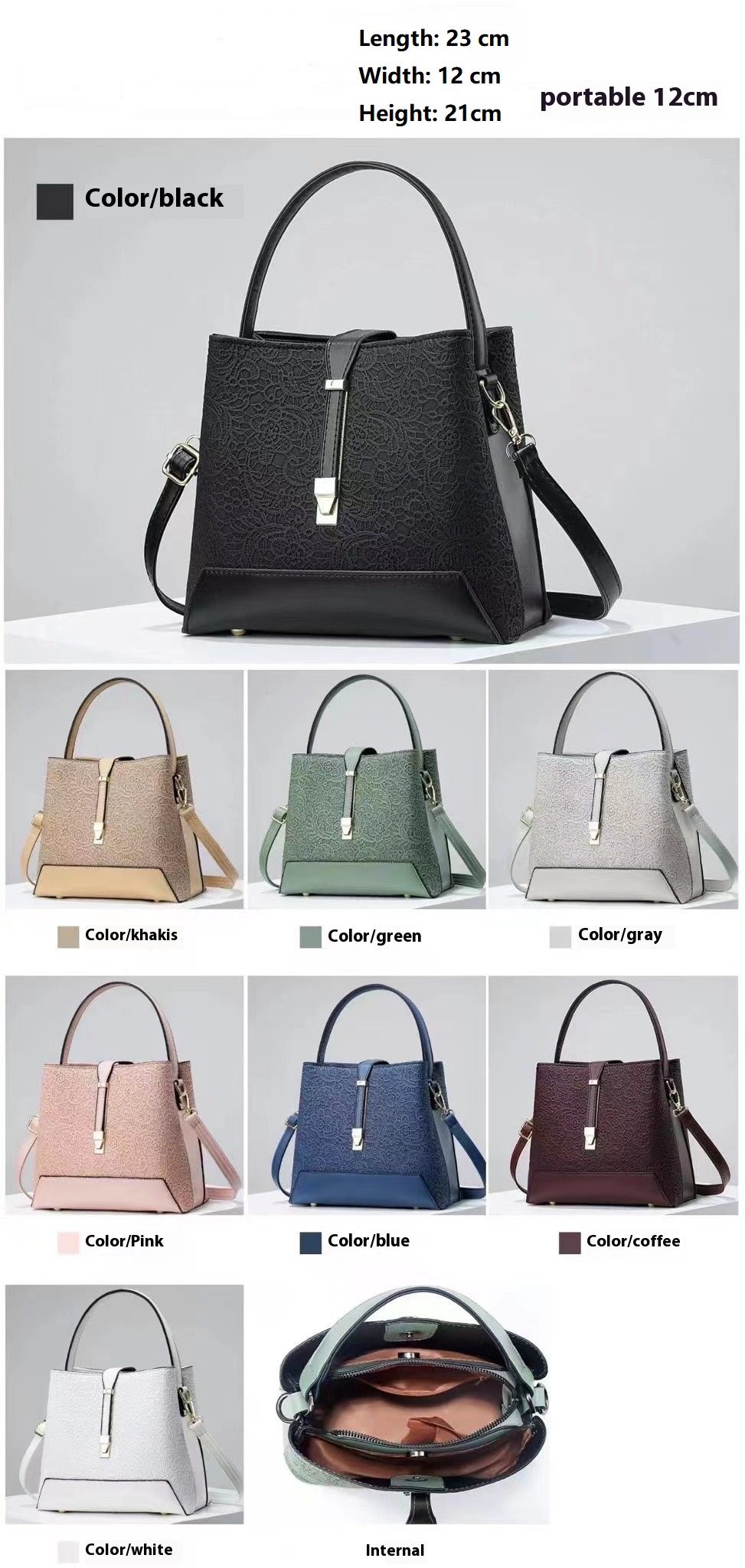 جديد فاخر حمل حقيبة جلدية أنيق - مراجعة Luxury Bags Supplier وسعره