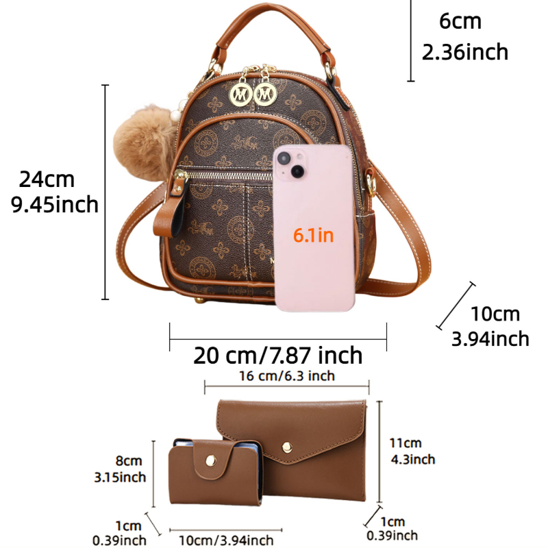 مجموعة حقائب نسائية من 3 قطع،  - مراجعة Luxury Bags With Zipper وسعره