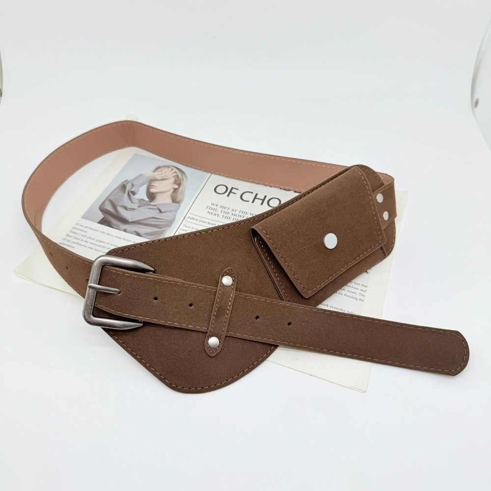 حزام خصر عصري من جلد البولي يو - مراجعة Belt Bag Leather Wide وسعره