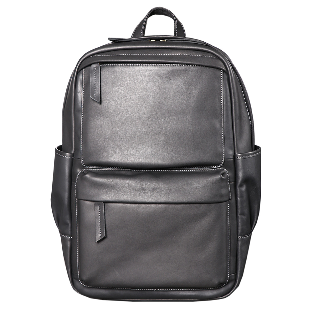 حقيبة ظهر رجالية من الجلد الطب - مراجعة Genuine Leather Backpack وسعره
