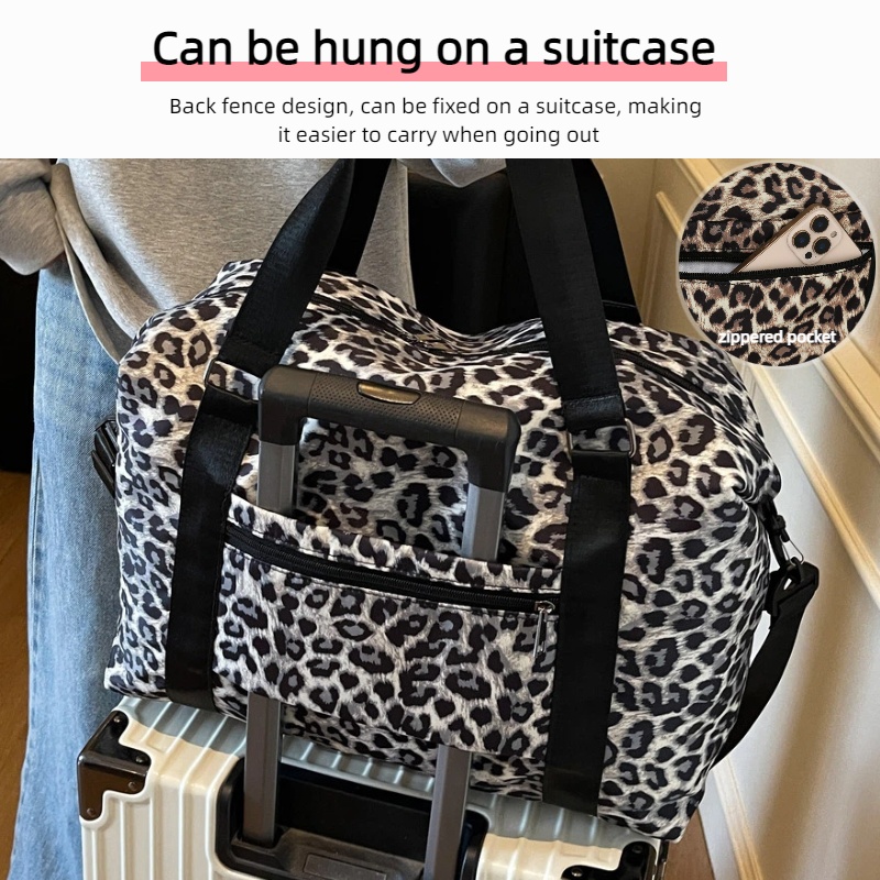 حقيبة سفر كبيرة السعة بطباعة ج - مراجعة Weekender Bag Duffle وسعره