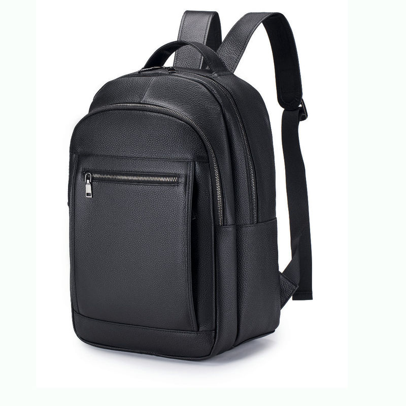 حقيبة كتف جلدية مزدوجة للرجال، - مراجعة Genuine Leather Backpack وسعره