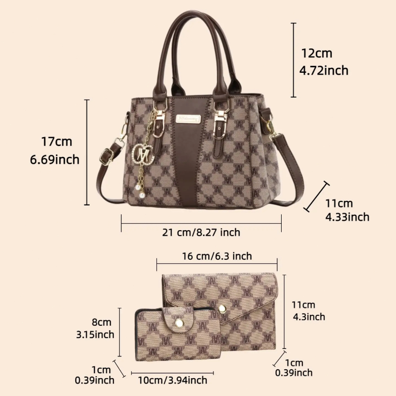 حقيبة يد فاخرة مطبوعة بحروف، ح - مراجعة Luxury Bags With Zipper وسعره