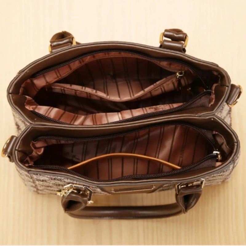 حقيبة يد فاخرة مطبوعة بحروف، ح - مراجعة Luxury Bags With Zipper وسعره