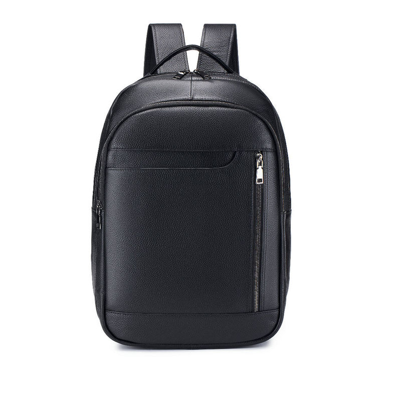 حقيبة كتف جلدية فاخرة للرجال - - مراجعة Genuine Leather Backpack وسعره