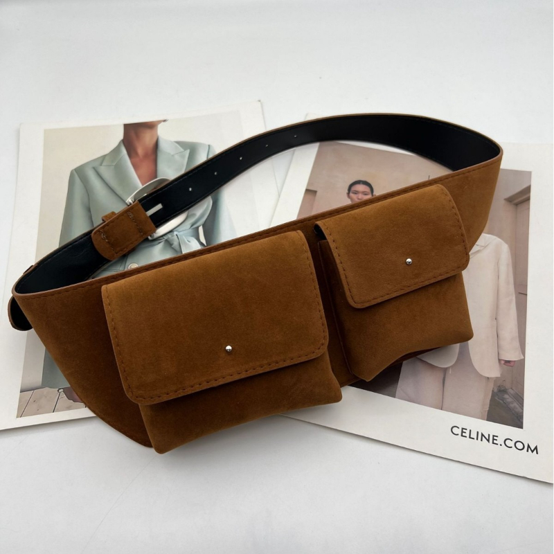 حقائب خصر نسائية عصرية من الجل - مراجعة Belt Bag Leather Wide وسعره