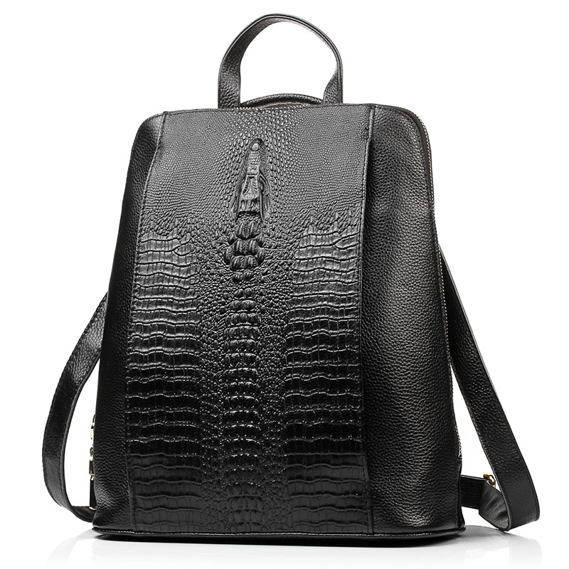 حقيبة ظهر مصنوعة من الجلد الطب - مراجعة Genuine Leather Backpack وسعره