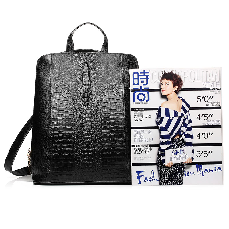حقيبة ظهر مصنوعة من الجلد الطب - مراجعة Genuine Leather Backpack وسعره
