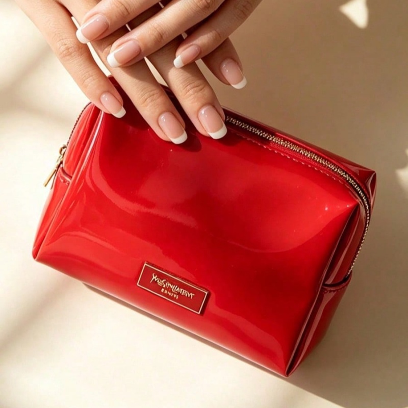 حقيبة مكياج من الجلد الصناعي ا - مراجعة Luxury Bags With Zipper وسعره