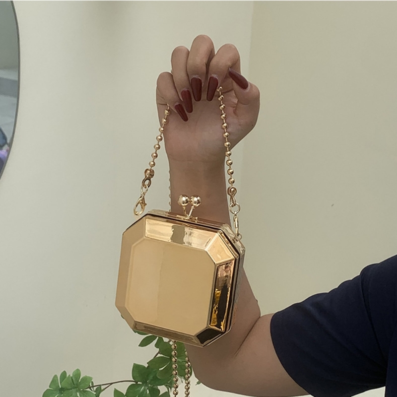 صغيرة فاخرة الذهب مساء حفلة مخ - مراجعة Luxury Bags With Zipper وسعره