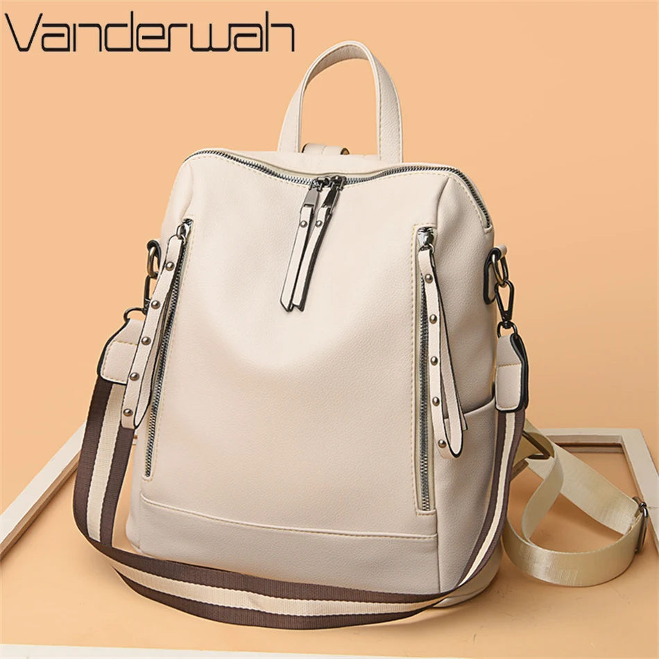 العلامة التجارية الفاخرة على ظ - مراجعة Genuine Leather Backpack وسعره