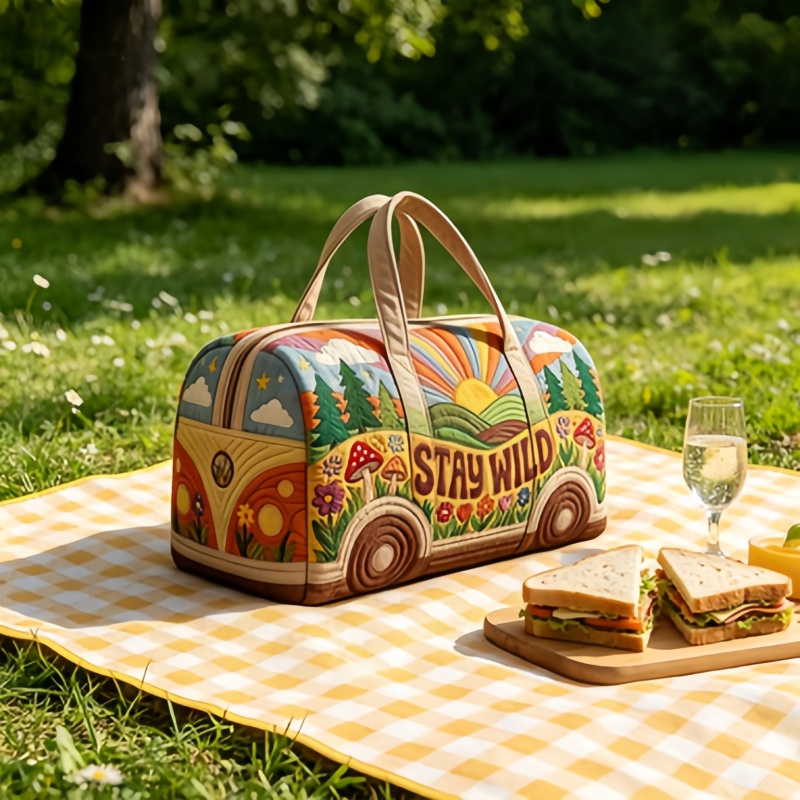 حقيبة سفر بوهيمية بتصميم ثلاثي - مراجعة Weekender Bag Duffle وسعره
