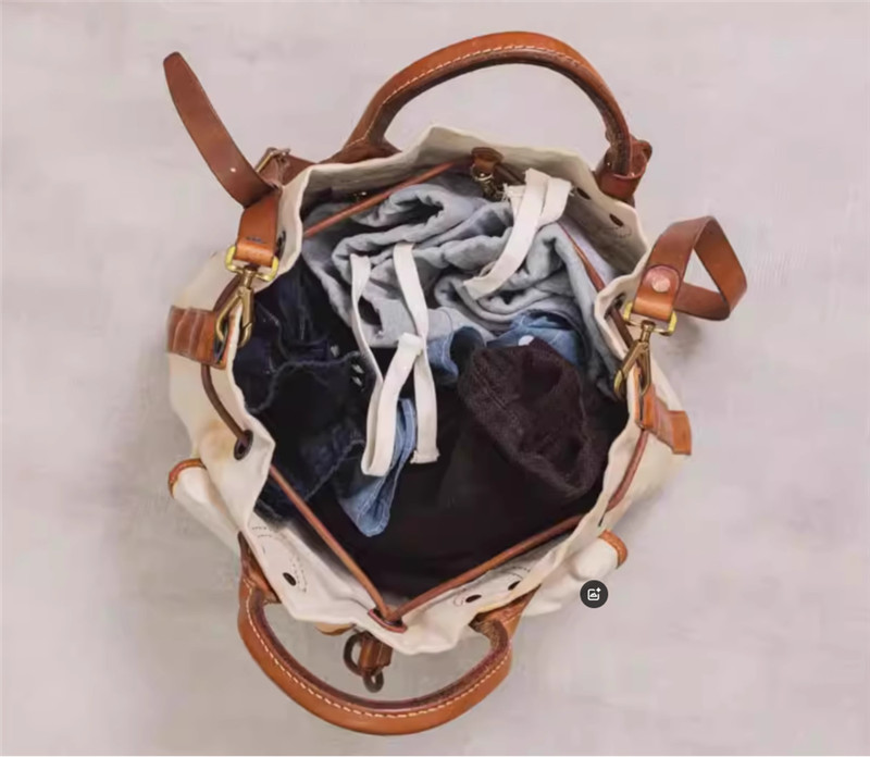 حقيبة يد رجالية ذات سعة كبيرة  - مراجعة Luxury Bags Made In China وسعره