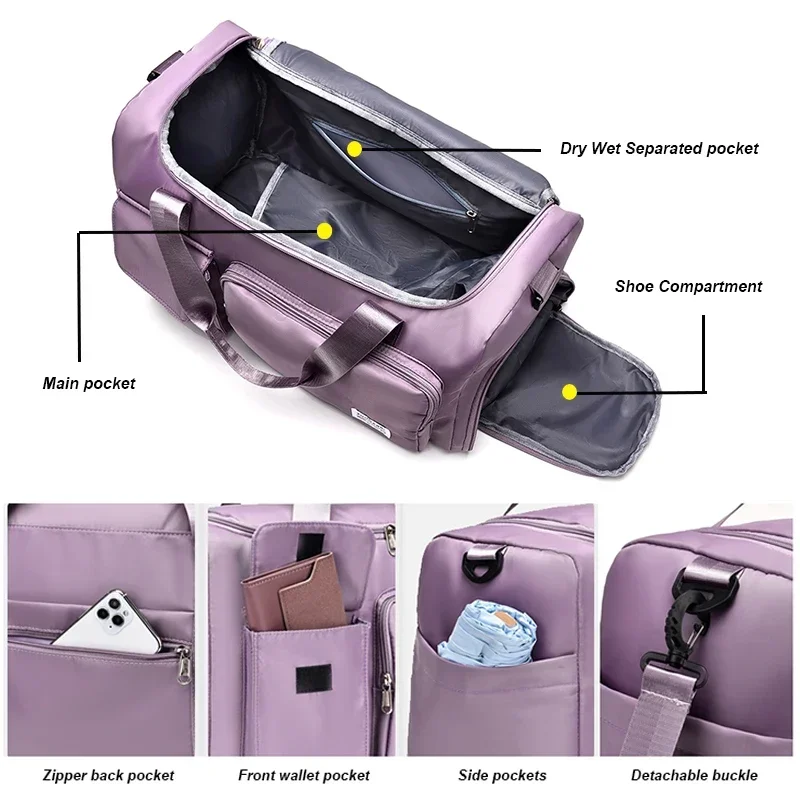 حمل على حقيبة سفر سعة كبيرة لع - مراجعة Weekender Bag Duffle وسعره