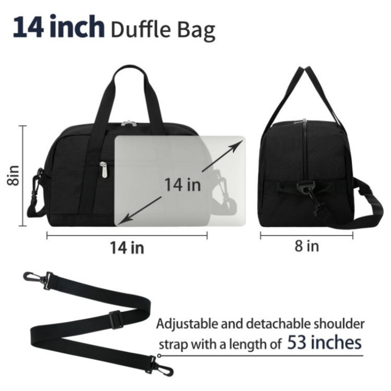 حقيبة سفر رياضية صغيرة محمولة  - مراجعة Weekender Bag Duffle وسعره