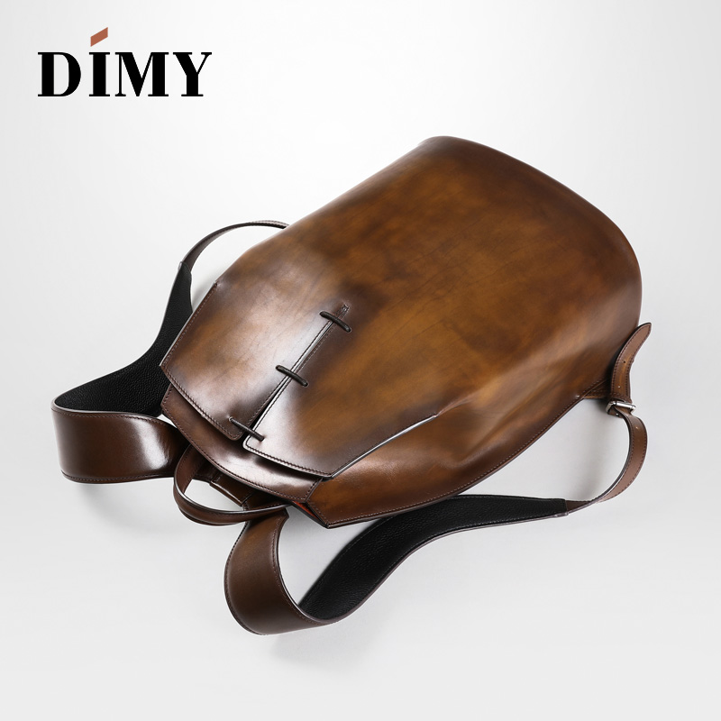 حقيبة ظهر DIMY 2025 الجديدة لل - مراجعة Genuine Leather Backpack وسعره