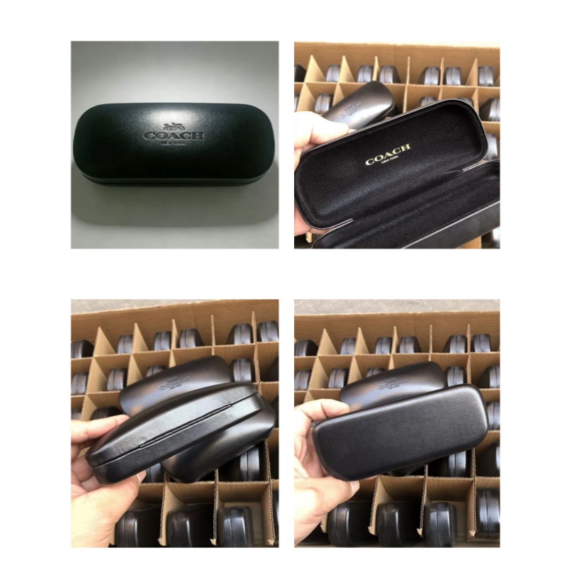 حافظة نظارات صلبة سوداء من COA - مراجعة Luxury Bags Coach وسعره