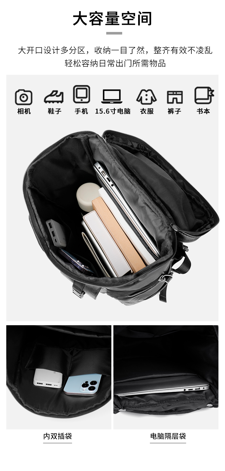 حقائب ظهر عصرية فاخرة للرجال،  - مراجعة Luxury Bags With Zipper وسعره