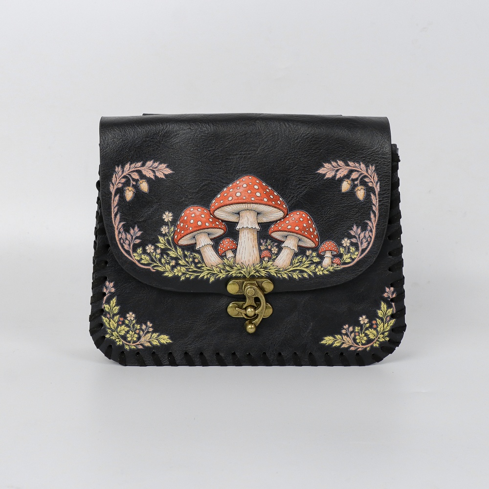 حقيبة خصر من الجلد الصناعي الأ - مراجعة Belt Bag Leather Wide وسعره